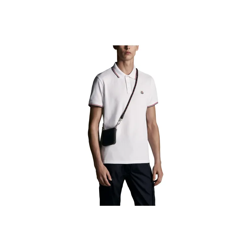 Moncler Logo Patch Short Sleeved Polo Shirt-2