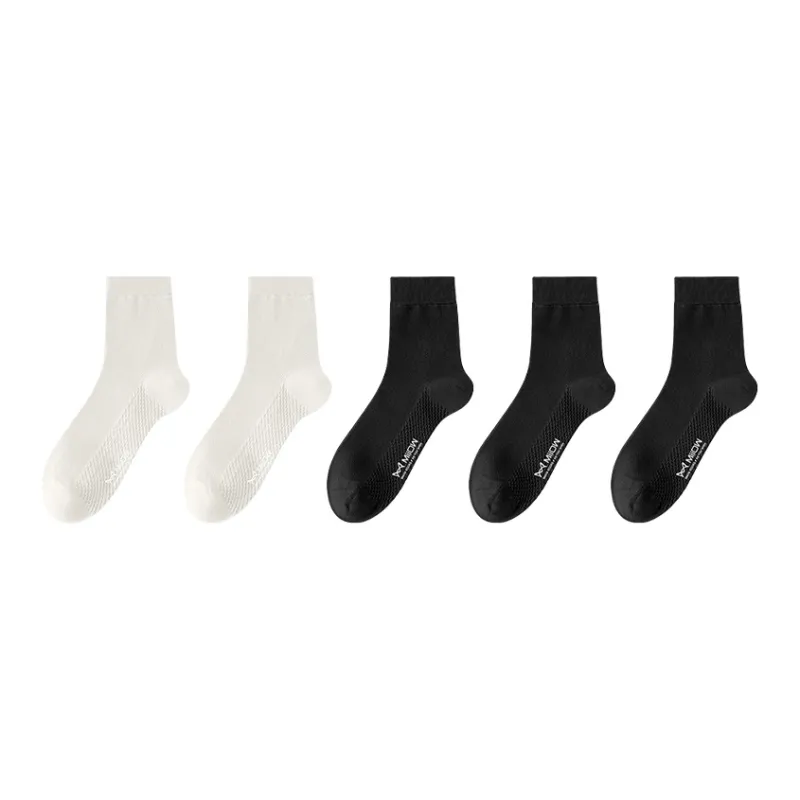 MIIOW Mid Calf Socks Men's 5 Pack-2