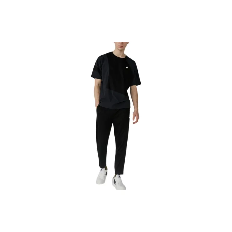 Le Coq Sportif Casual Pants Men's Black-3