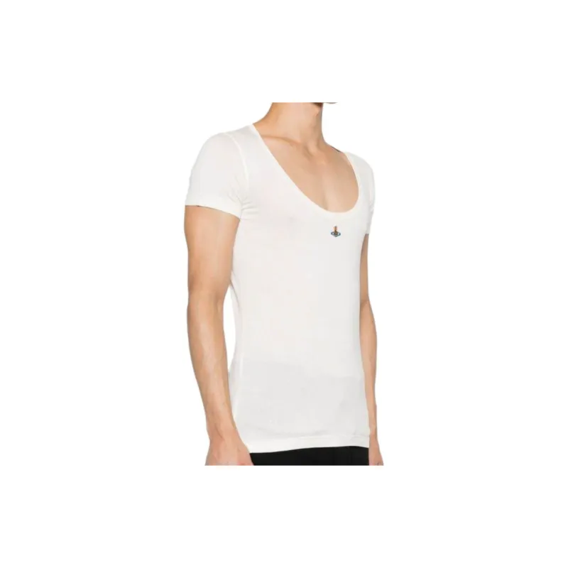 Vivienne Westwood Orb Embroidered Crewneck T Shirt-3