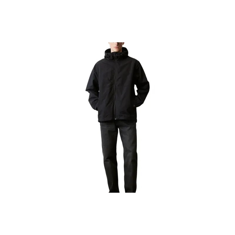 H&M Waterproof Windbreaker Jacket Men's Black-1