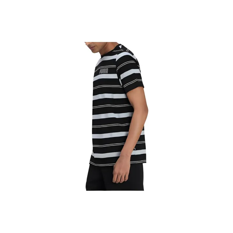 PUMA T Shirts Men Black-4