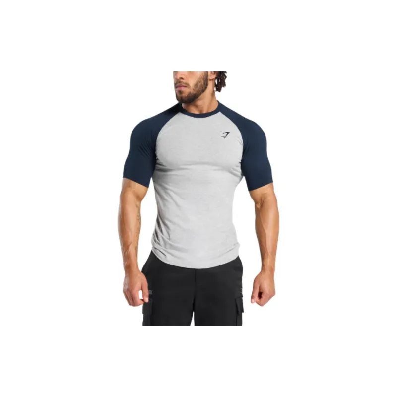 GYMSHARK Workout Clothing Men's Light Gray-1