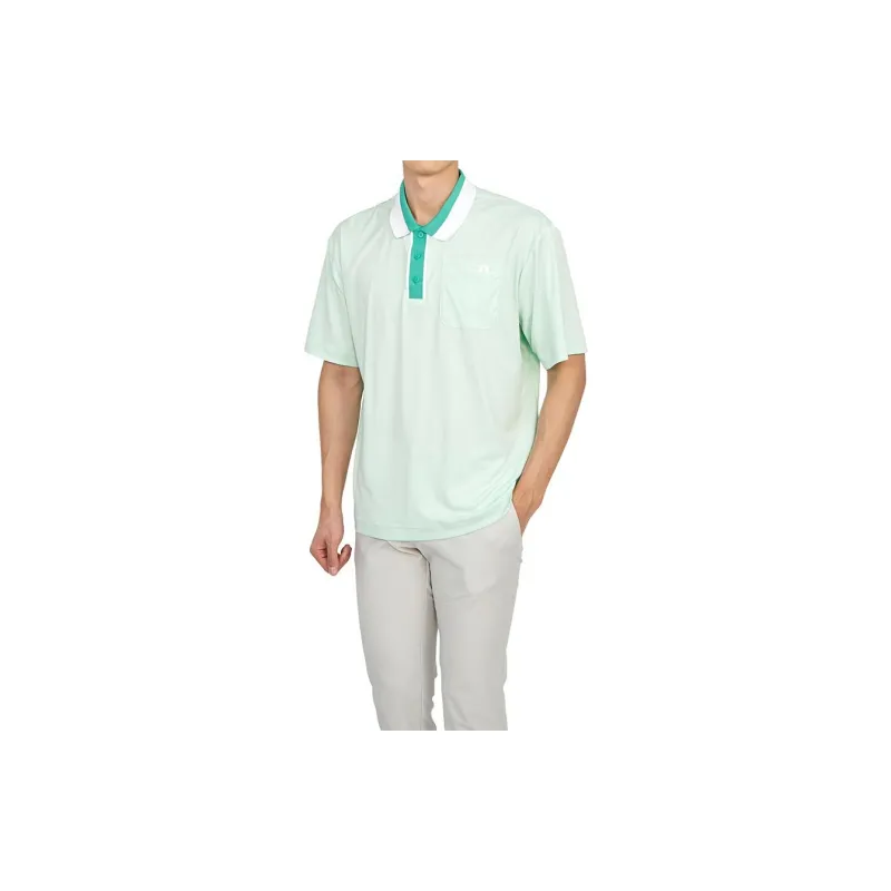 J.Lindeberg Polo Shirt Men's Light Green-1