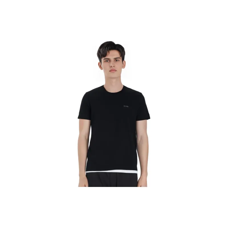 HUGO BOSS T Shirts Men Black-2