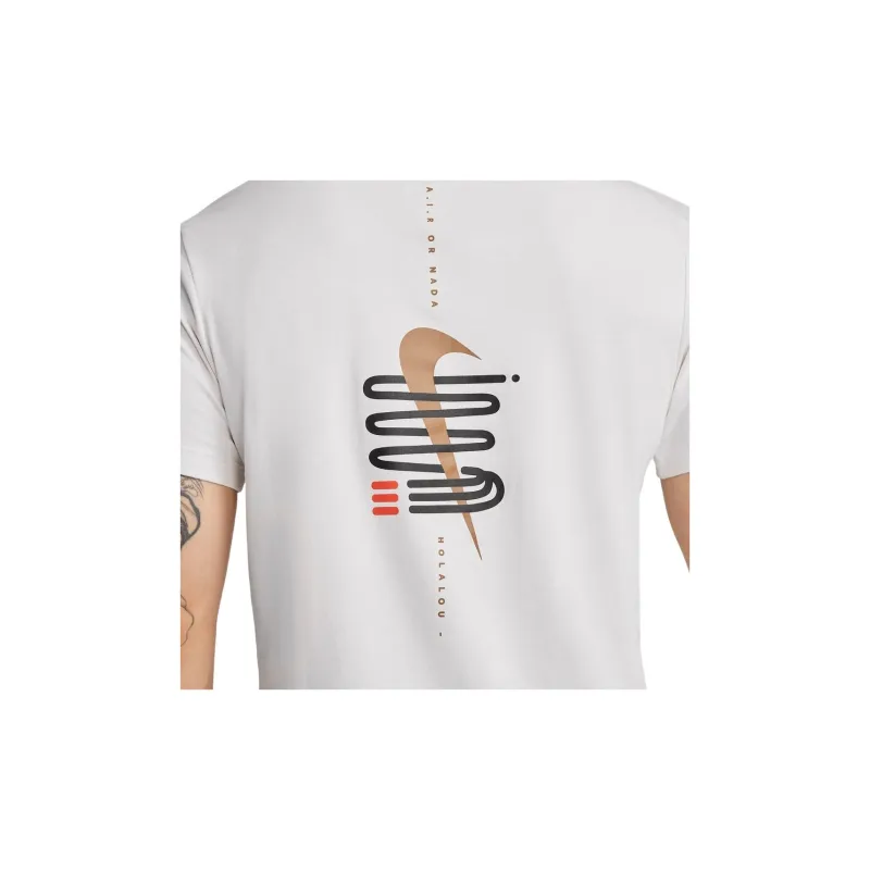 Nike T Shirt Men's Phantom Gray White-6