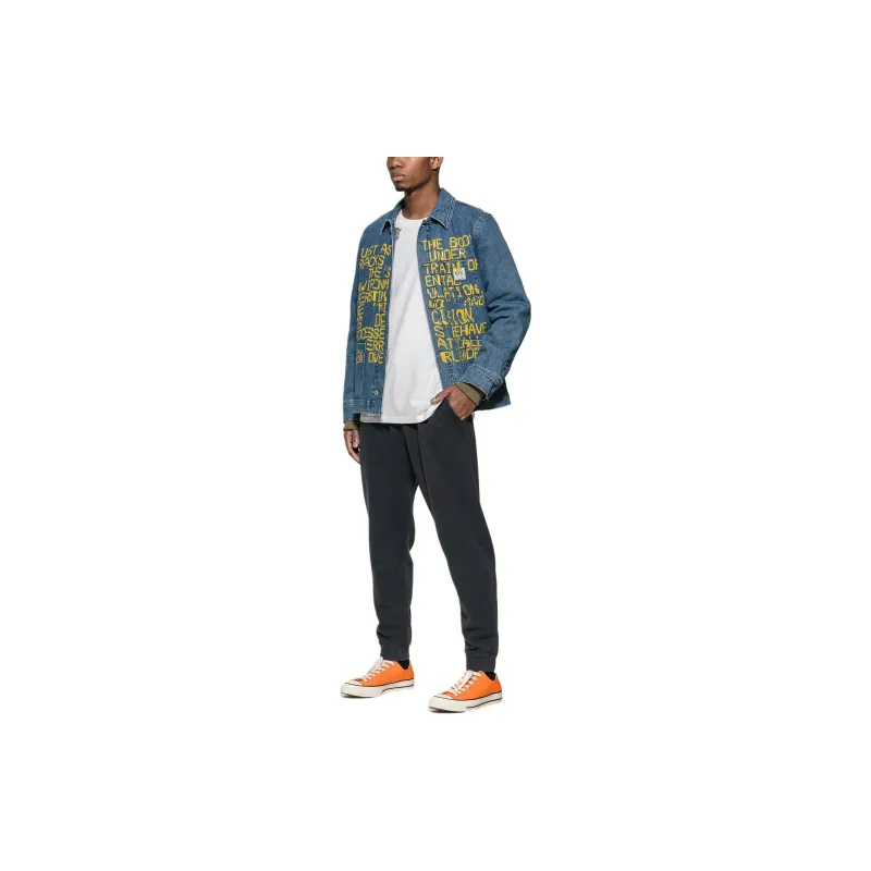 A.P.C x Brain Dead Denim Jacket Men's Denim Blue-2