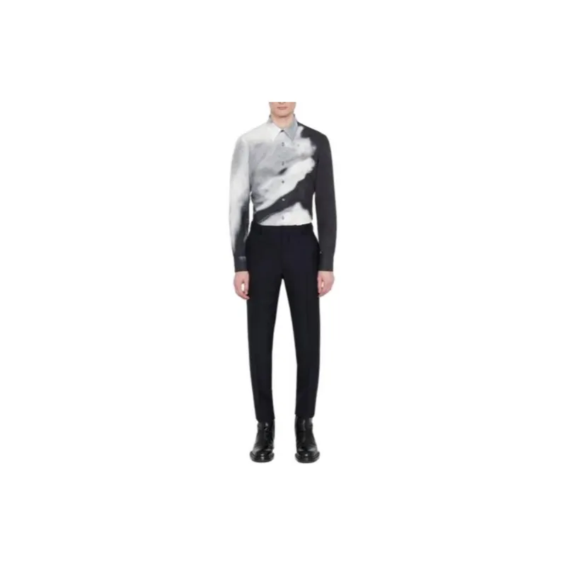 Alexander McQueen Pleat Front Trousers-1