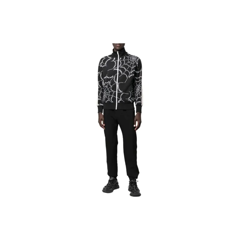 PALM ANGELS Spider Web Classic Track Jacket-1