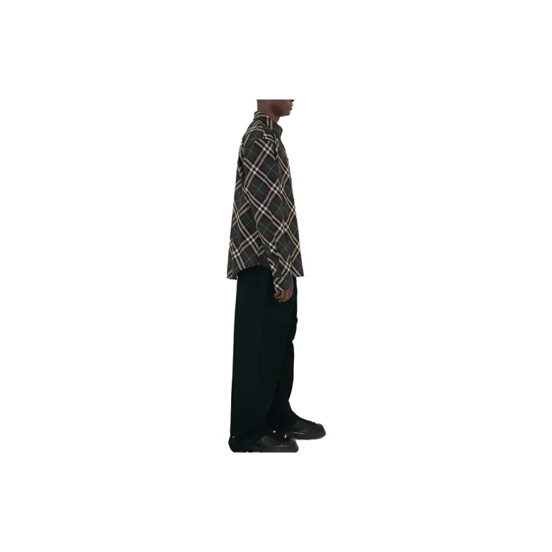 Burberry Checked Button up Shirt-4
