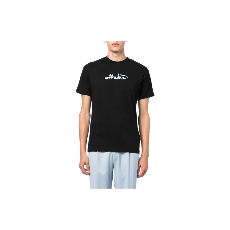 OFF WHITE Paint Arrow Slim S/S T Shirt-1