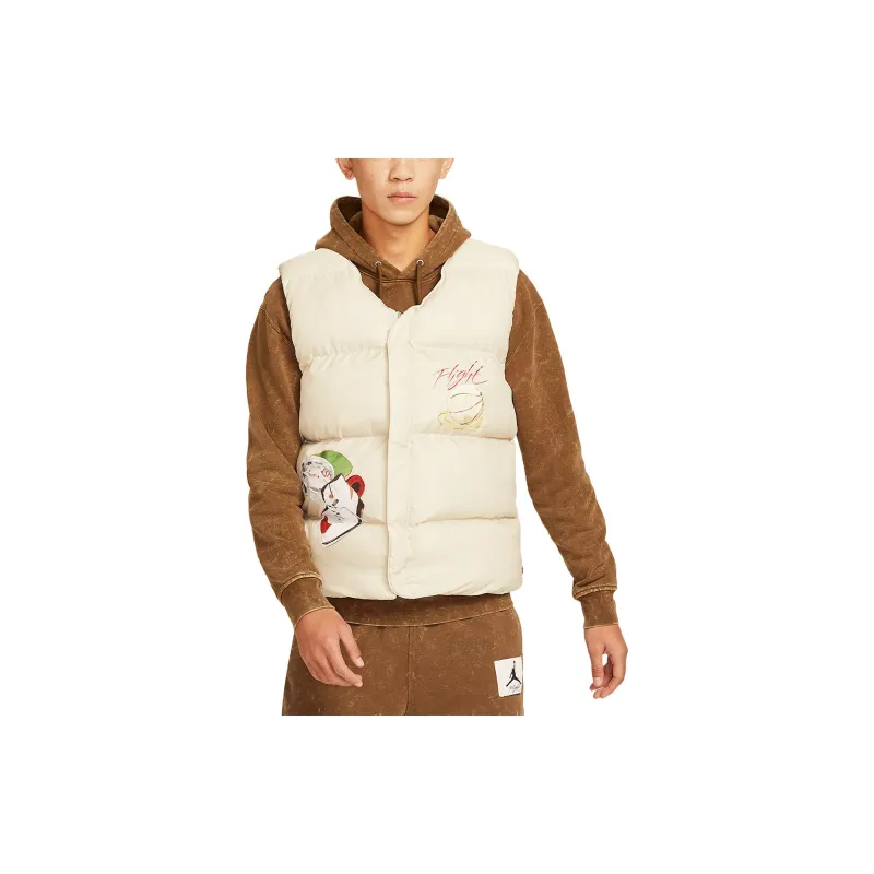 Jordan Vests Men White-2