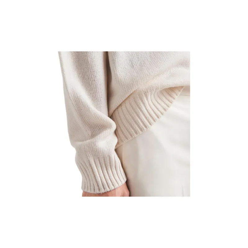 PRADA SS24 Cashmere Sweater Men's White-4
