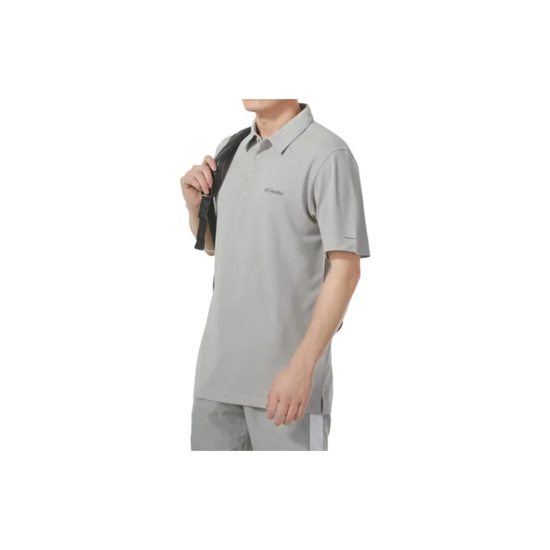 Columbia Polo Shirts Men Gray-4