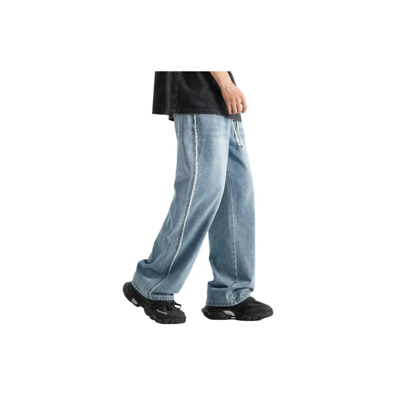 Tonlion Jeans Men Blue Gray-2