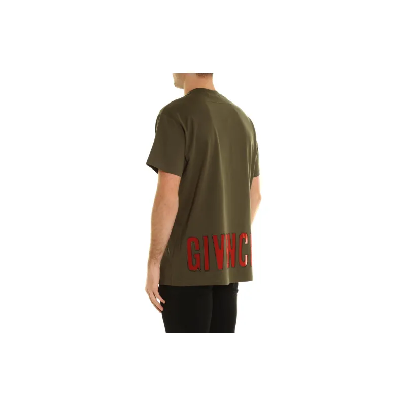 GIVENCHY T Shirt Men's Army Green-2
