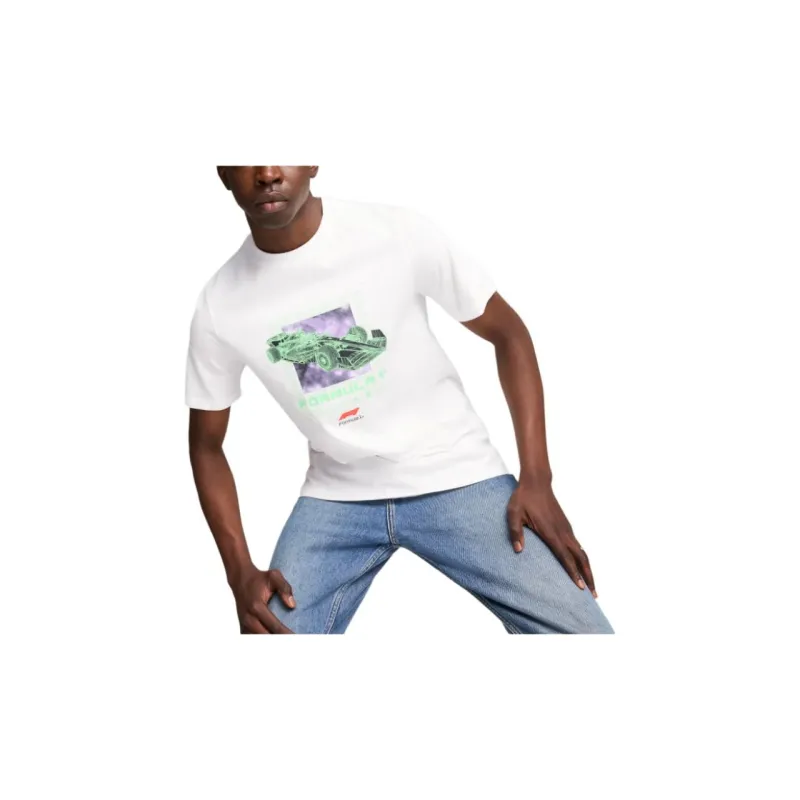 PUMA Playera Estampada Para Hombre F1® Logo-2