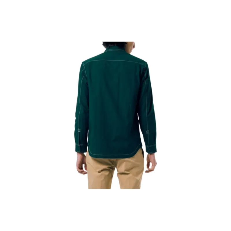 LACOSTE Shirts Men Green-5
