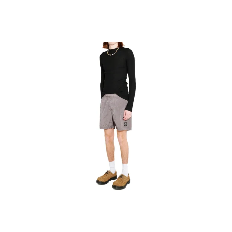 STONE ISLAND Regular Fit Nylon Swim Trunks-3