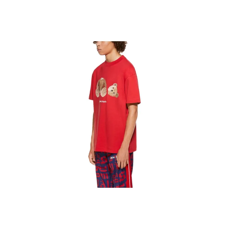 PALM ANGELS T Shirts Men Red-5