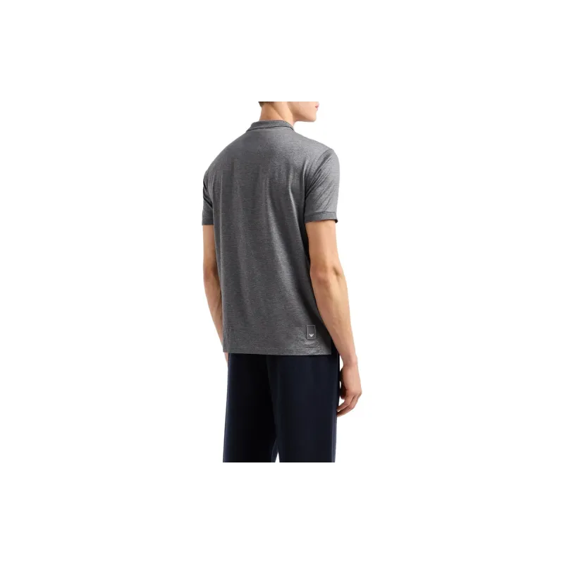 EMPORIO ARMANI Travel Essential Lyocell blend Jersey Polo Shirt-3