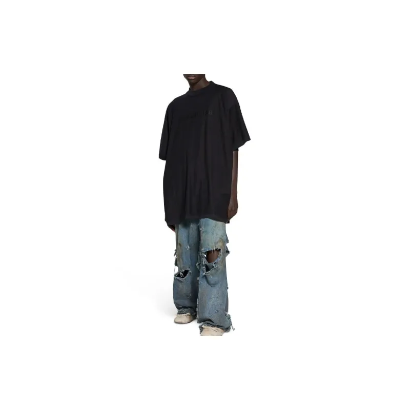 Balenciaga Mirror Balenciaga FW22 T Shirt Unisex Black-2