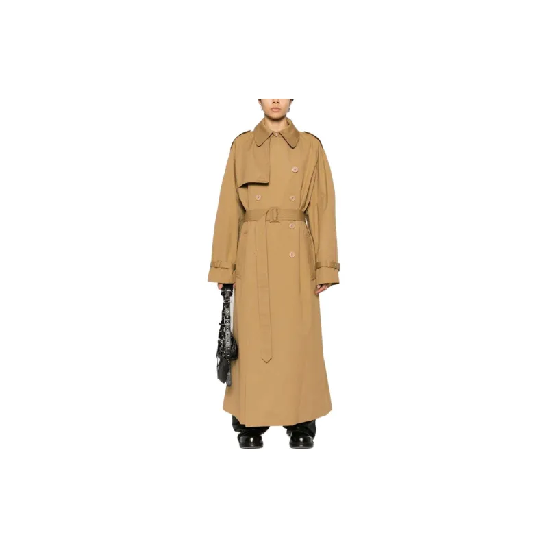 Vetements Double Breasted Belted Trench Coat-3