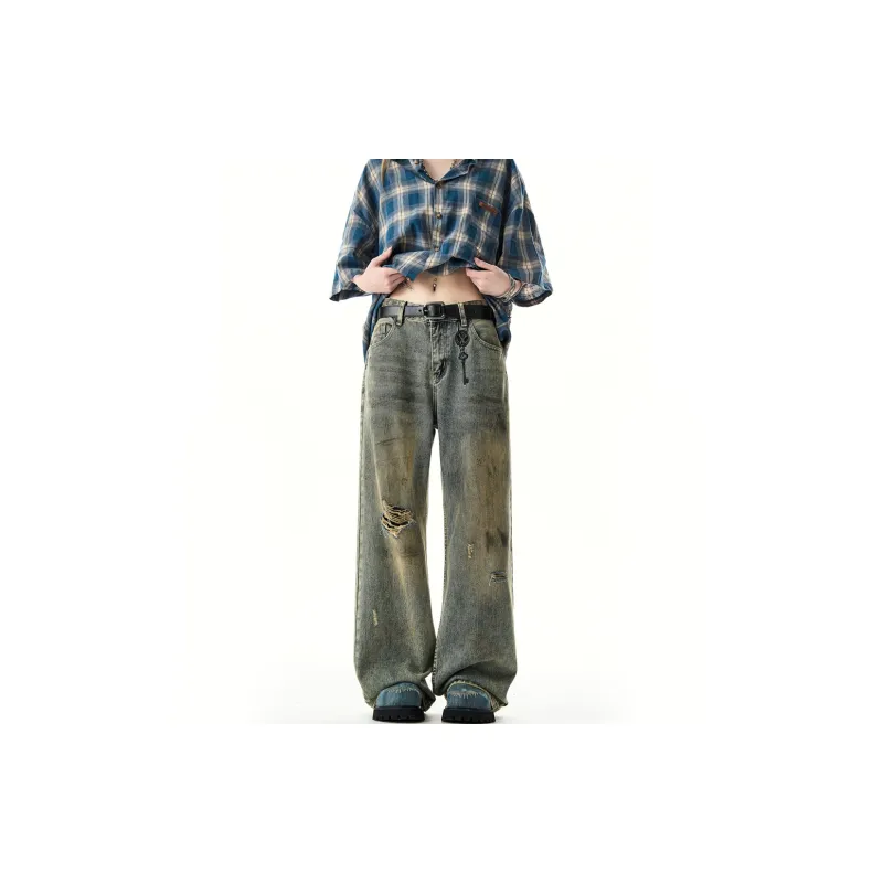 GBXM Jeans Unisex Washed Blue-5