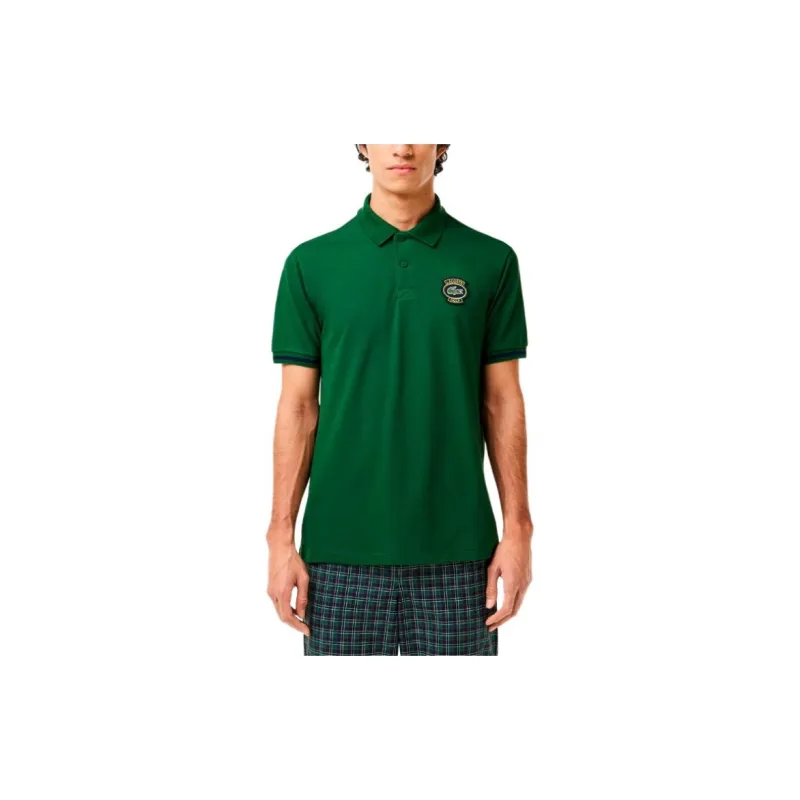 LACOSTE Polo Shirt Men's Dark Green-3