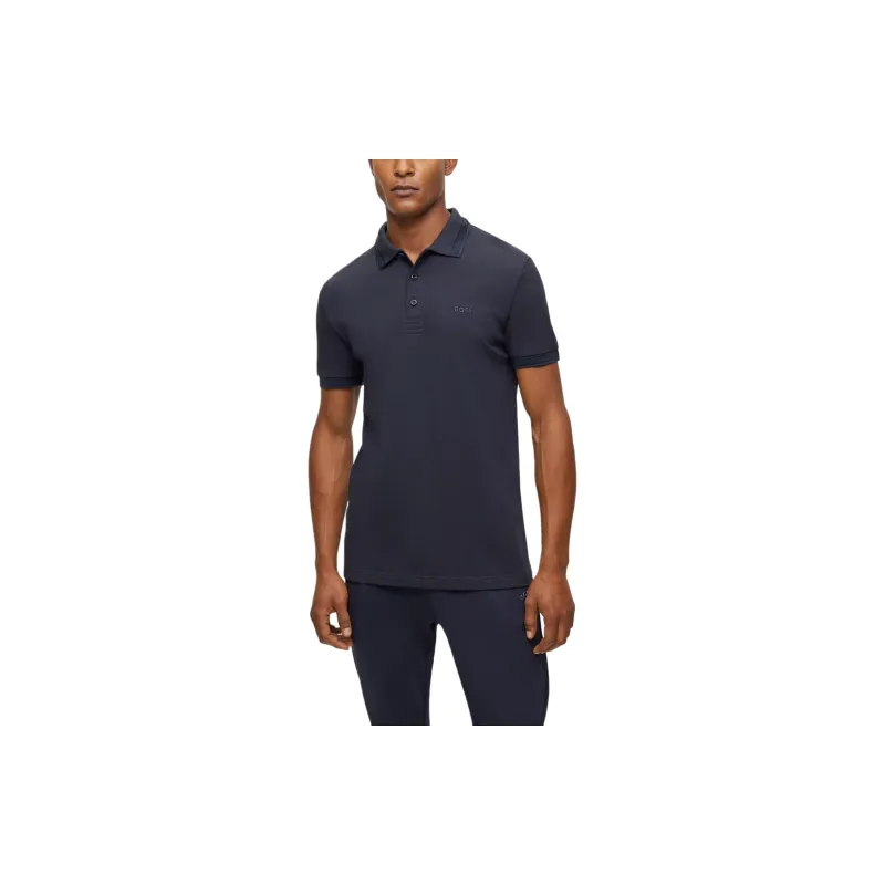 HUGO BOSS Polo Shirt Men's Marine Blue-1