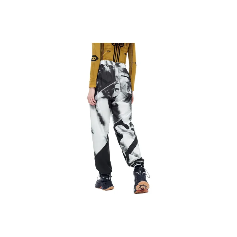 FILA FUSION FILA X ARIES Knitted Sports Pants Unisex Pitch Black-5