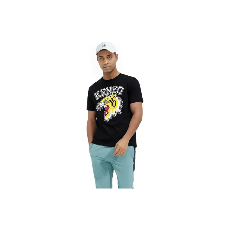 KENZO Tiger-print Cotton T-shirt-4