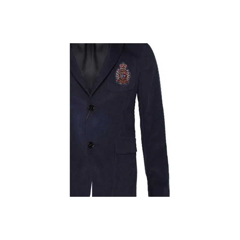 GUCCI Business Suit Coat Men's Navy Blue-3