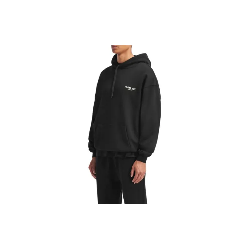REPRESENT Team 247 Oversized Hoodie Sweatshirt Men's Black-7