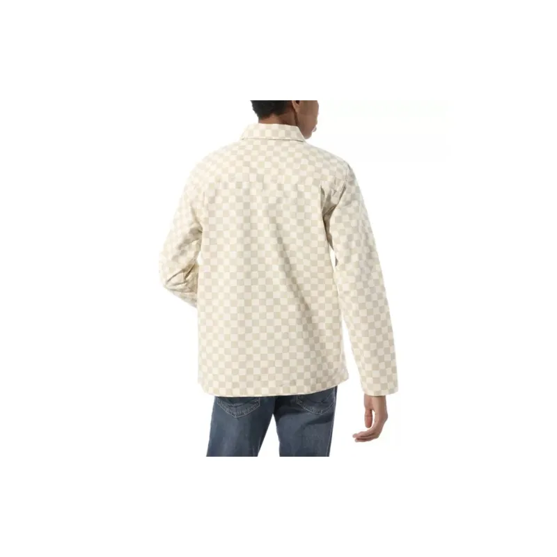 Vans Jackets Men Beige Yellow-2