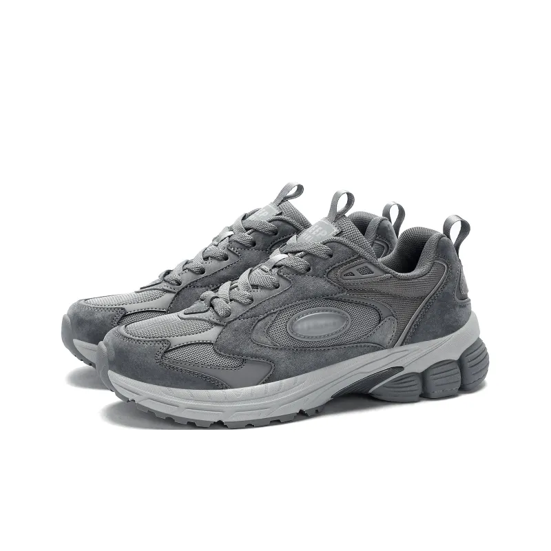 JEEP SPIRIT Slip Resistant, Abrasion Resistant, Breathable, Lightweight Low Top Running Shoes Men's Volcanic Gray-3