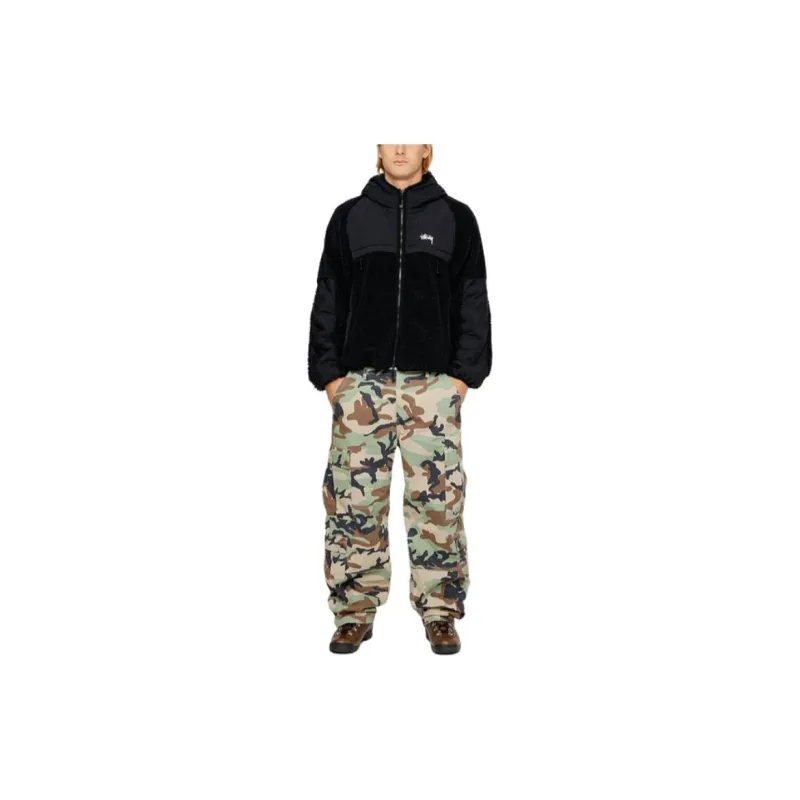 Stüssy Shearling Panelled Jacket-6