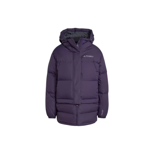 Adidas TerrexCold.Rdy FW24 XPLORIC WIND.RDY Puffer Jacket Women's Purple