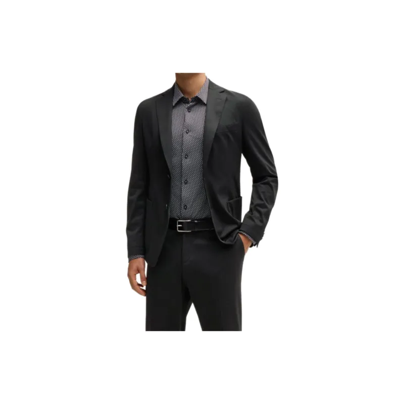 HUGO BOSS SS24 Casual Pants Men's Black-4
