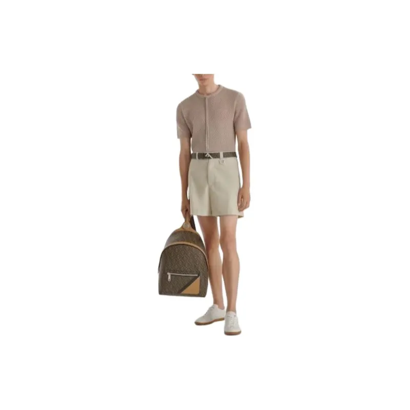 FENDI Short Sleeved Knitted Drawstring Jumper-2
