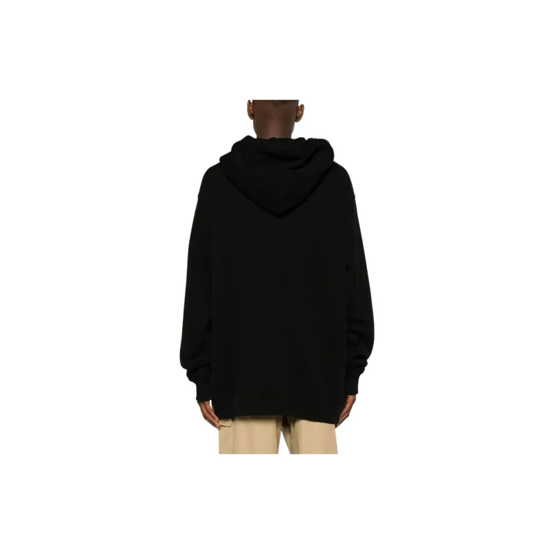 OFF WHITE Logo Printed Drawstring Hoodie-2