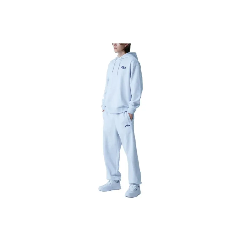 FILA Knitted Sweatpants Unisex White-4