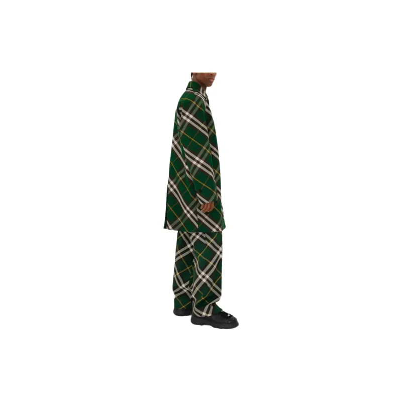 Burberry Coats Men Green-3