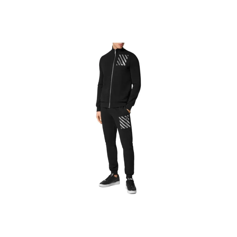 PHILIPP PLEIN Crystal rainbow Stripe Tracksuit-1