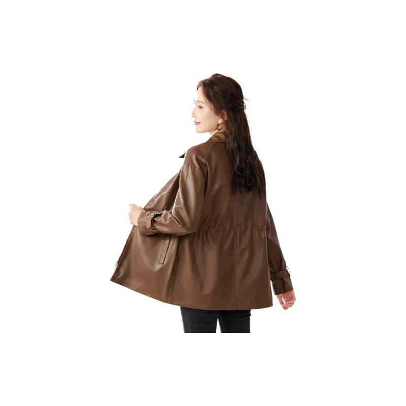 TERRE BLEUE Jackets Coats Women's Coffee-1