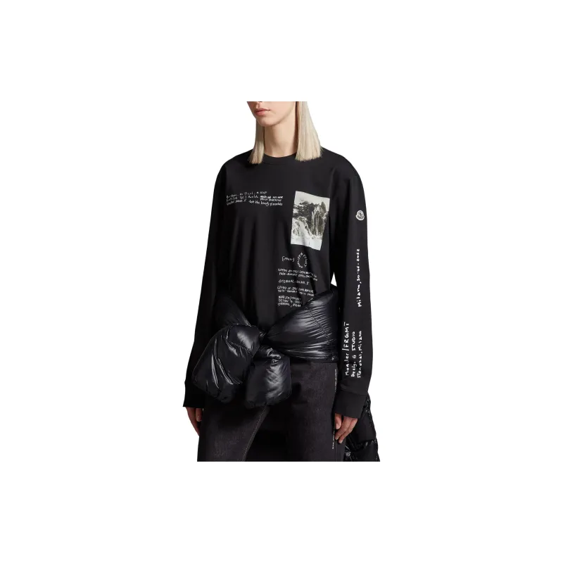 Fragment Design X Moncler X FRGMT Co-branded SS23 Sweatshirts Unisex Black-4
