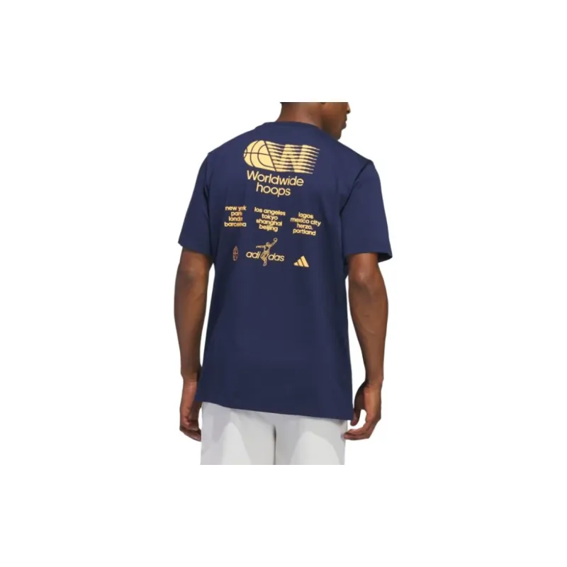 Adidas Worldwide Hoops City Graphic Tee-2