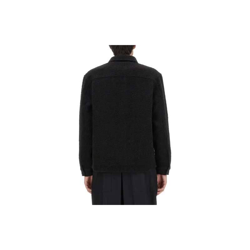 SAINT LAURENT Buttoned Long Sleeved Overshirt-4