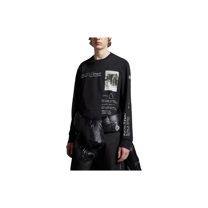 Fragment Design X Moncler X FRGMT Co-branded SS23 Sweatshirts Unisex Black-3