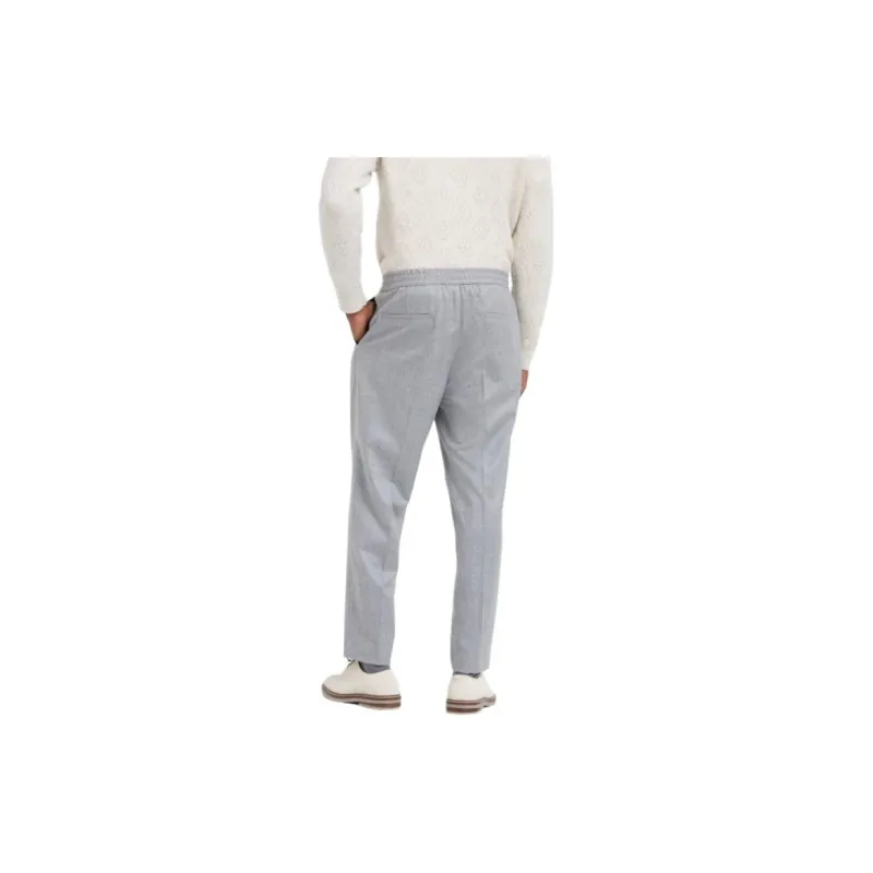 Brunello Cucinelli Pleated Tapered Leg Trousers-4